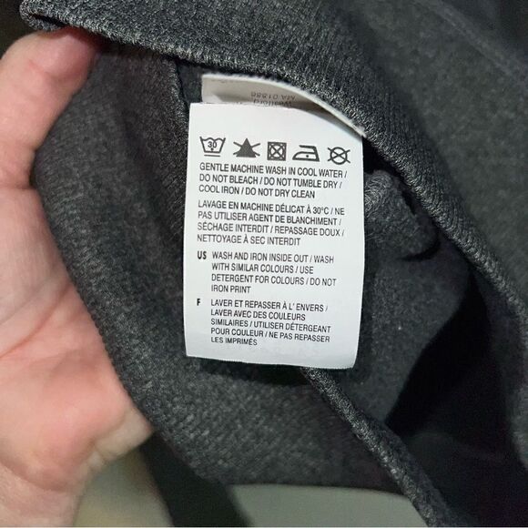 Puma Mens Logo Drawstring Kangaroo Pocket Pullover Hoodie Sweatshirt Gray Medium - Picture 11 of 12